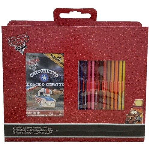 Scatola pastelli dvd cars - dvd,