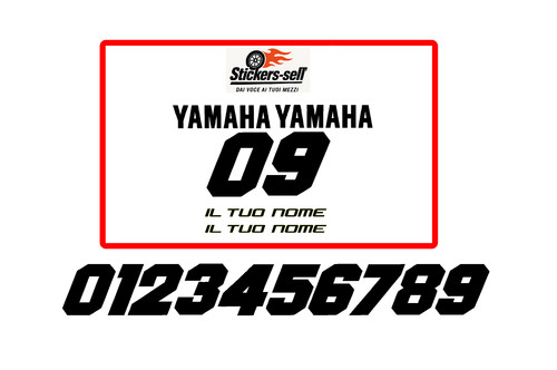 Adesivi moto yamaha - adesivi, 5