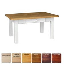 Tavolino caffè pino ristorante CON CASSETTO PRODUTTORE NUOVO 45 cm