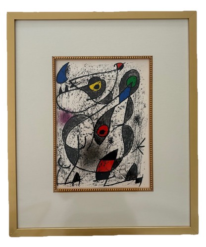 Litografia joan miró firmata - miró,