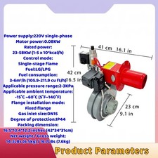 Bruciatore gas automatico - a,