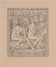 Exlibris Bookplate Klischee