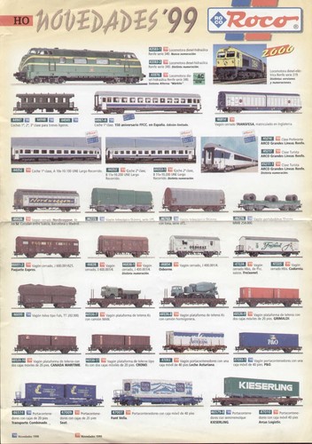 Catalogo roco 1999 novedades - 1999,