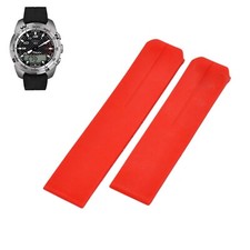 Cinturino in gomma rosso 20 mm