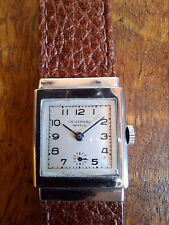 UNIVERSAL GENEVE ACCIAIO CARICA MANUALE ANNI '30.