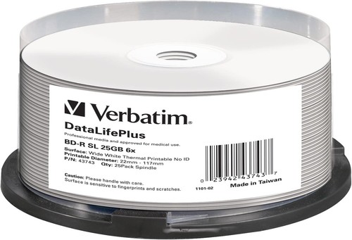 Verbatim 43743 blu - blu-ray, 25