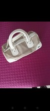 Borsa bauletto firmata Lacoste colore Beige E Bianco 