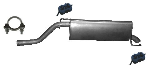 Silenziatore posteriore