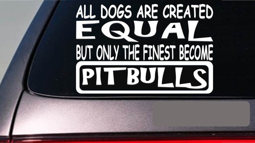 Adesivo pitbull tutti cani - pitbull,