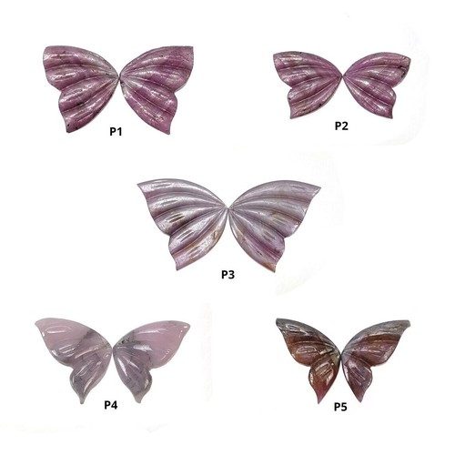 Coppia farfalle intagliate - di,