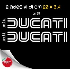 Ducati 2 Adesivi Per Serbatoio