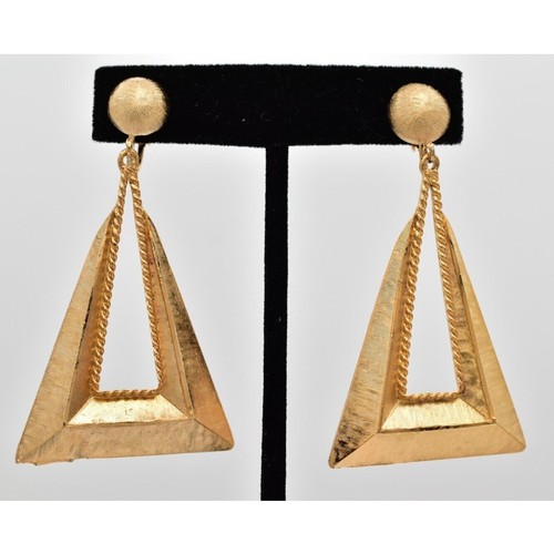 Orecchini vintage clip - vintage, oro