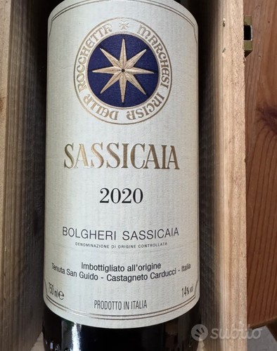 2008 sassicaia tenuta - -, san