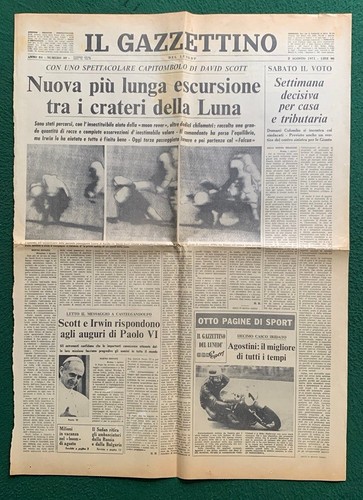 Pagina giornale gazzettino - giornale,