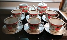 Set da tè vintage porcellana