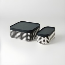 Set di 2 scatole portaoggetti