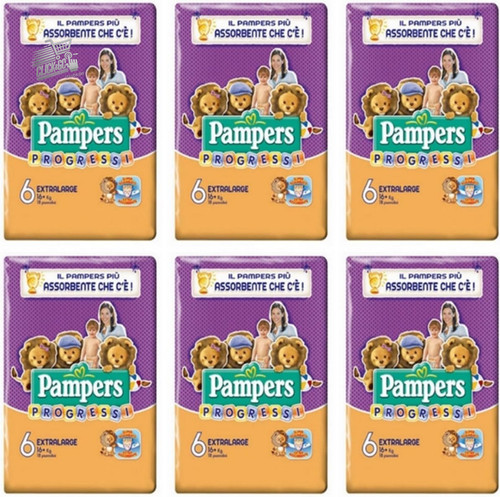 Pampers progressi extra large - pampers,