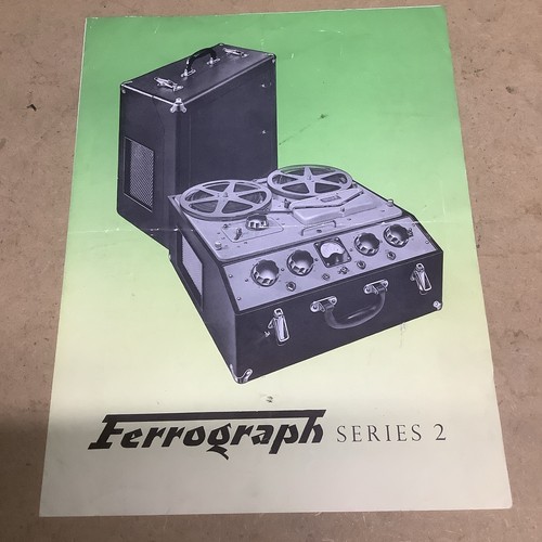 Brochure ferrograph serie - brochure,