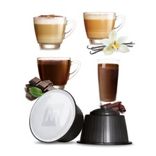 64 Cialde Capsule Compatibili Nescafé Dolce Gusto Kit 4 Degustazione Bevande