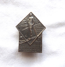 DISTINTIVO FIE OND ASIAGO CAMPIONATO SCI ADUNATA SCIATORIA 1929 VICENZA VENTENNI