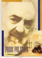 ITALIA 2002 FOLDER PADRE PIO SANTO