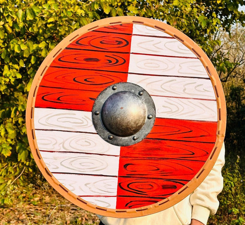 Scudo legno vichingo - scudo,