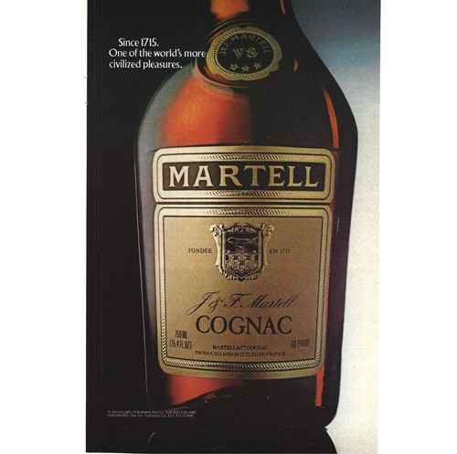 Pubblicità martell cognac - martell,