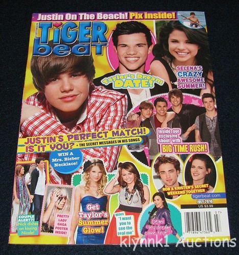 Tiger beat magazine - tiger, 2010