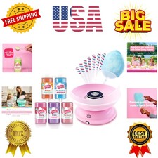 CC1000-S Macchina per caramelle in cotone, con 5 - 11 oz. Barattoli di Ciliegio, Uva, Ras Blu...