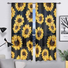 Beautiful Sunflower Black