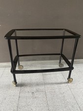 Carrello vintage in mogano e