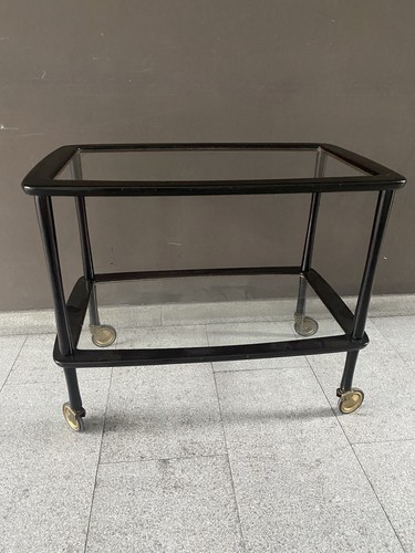 Carrello vintage mogano e - carrello, in