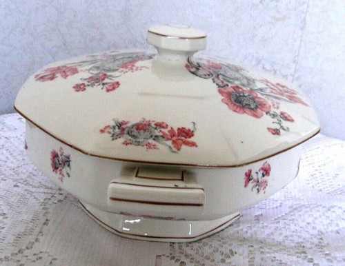 Zuppiera ceramica decorata - in,