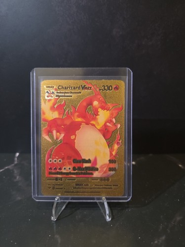 Carta oro charizard - oro, vmax