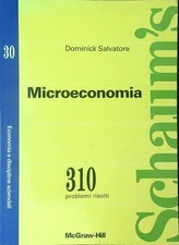 MICROECONOMIA SALVATORE DOMINICK MCGRAW HILL 1994 SCHAUM'S BROSSURA