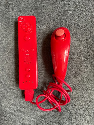 Wiimote nunchuk rouge - wiimote,