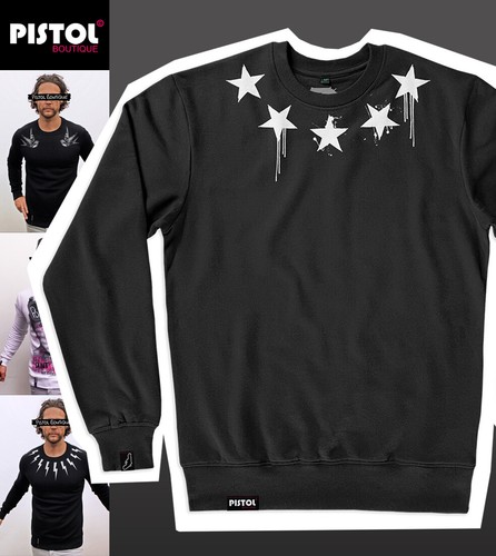 Pistol boutique uomo nero neck - boutique,