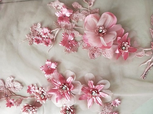 Saldi rosa ricamo abito - abito, da