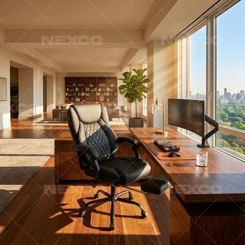 Sedia direzionale ufficio - ufficio, nera