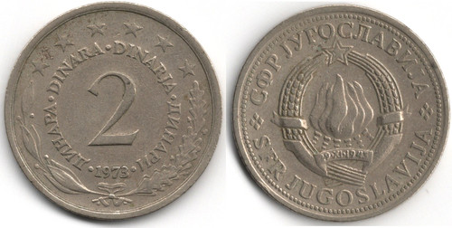 Jugoslavia dinara 1973 - dinara,,