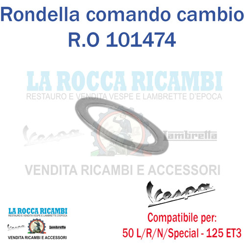 Rondella piana tubo comando - rondella,