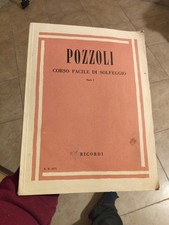 Pozzoli - Corso facile di solfeggio, parte 1 - Ricordi 1990