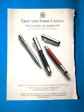 RITAGLIO DI GIORNALE PUBBLICITA' GRAF VON FABER-CASTELL DA COLLEZIONE - (141)