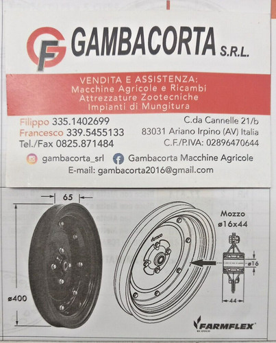 Ruota seminatrice gaspardo - seminatrice,