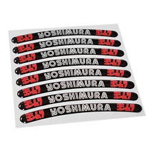 MF8180 Adesivi Cerchi 3D Gel Yoshimura Universale Moto Scooter Cross E-Bike