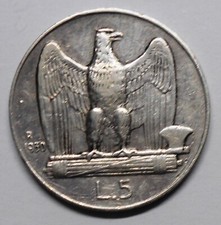 5 Lire Aquilino AG 1930