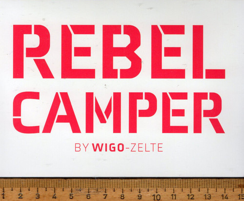 Adesivo rebel camper tende - adesivo:,
