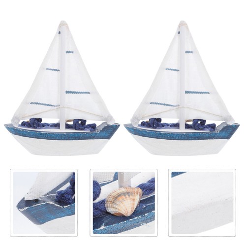 Pcs barca vela miniatura - barca, in