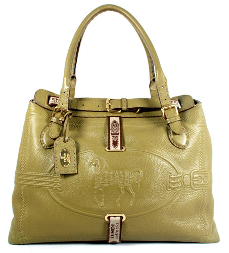 Fendi olive green - green, selleria