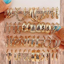 48pc Golden Hoop Shaped